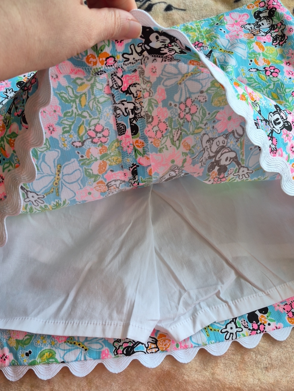 NWT Lilly Pulitzer Disney Size 8 Gardner Skort Lilly Hearts Disney - Picture 13 of 13